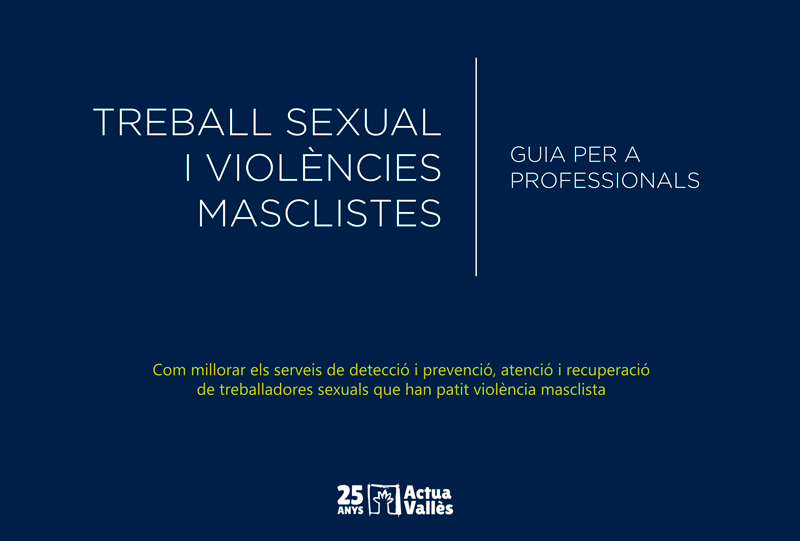 Treball sexual i violències masclistes - Guia per a professionals