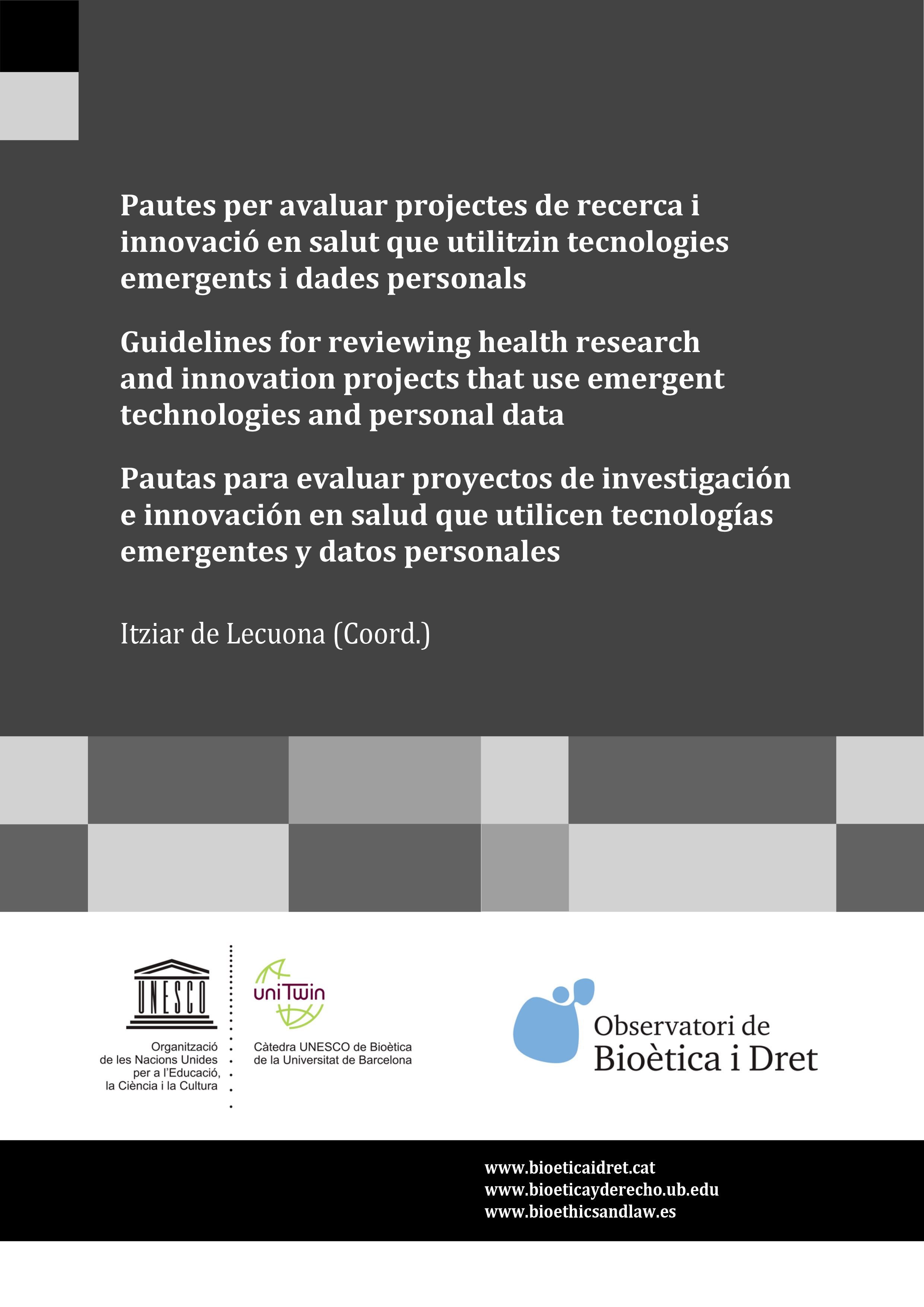 doc_eval-proyectos-1 Pautes per avaluar projectes de recerca i innovació en salut que utilitzin tecnologies emergents i dades personals