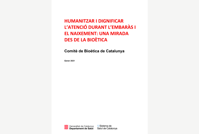 Humanitzar i dignificar l'atenció durant l'embaràs i el naixement: una mirada des de la bioètica